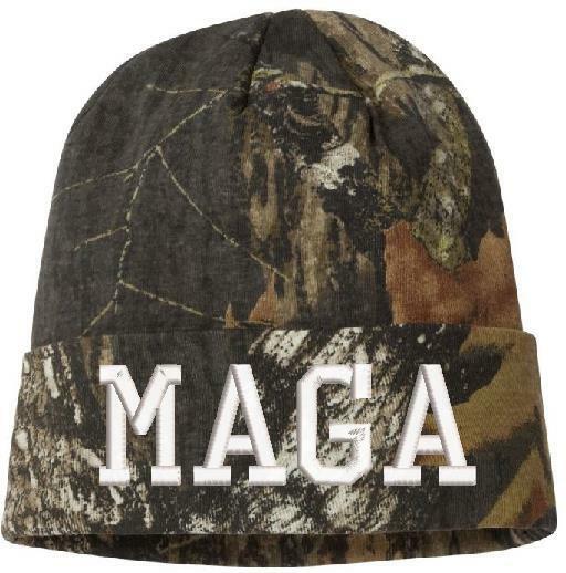 MAGA - Make America Great Again Knit Camo Winter Hat - Various Colors Trump Hat