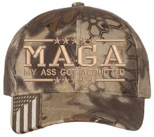 Trump Hat - MAGA My Ass Got Acquitted Embroidered Adjustable Ball Cap TRUMP HAT
