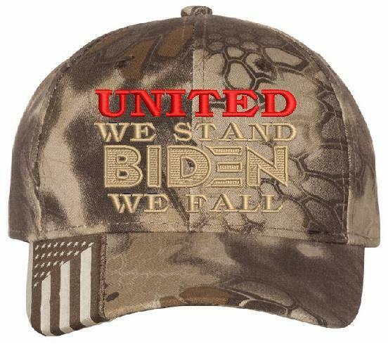 FJB Biden Hat Embroidered Adjustable USA300 Hat UNITED WE STAND BIDEN WE FALL