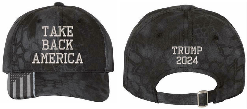 Donald Trump Hat "Take America Back" with TRUMP 2024 on the back - Various Hats