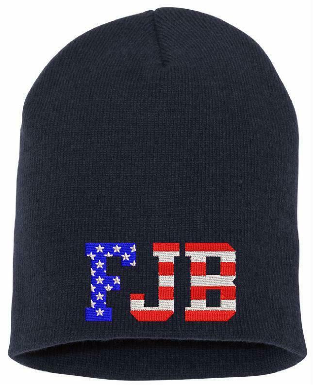 FU46 Anti Biden USA FORMAT Embroidered Winter Hat-Cuff or Beanie Style FU46 FJB