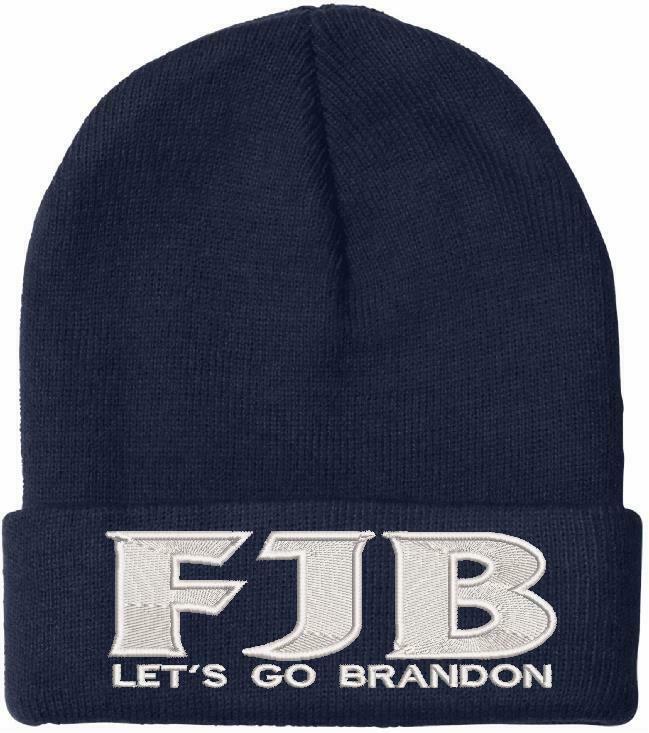 FJB Let's go Brandon Winter Hat-Cuff or Beanie Style FU46 FJB Trump 2024