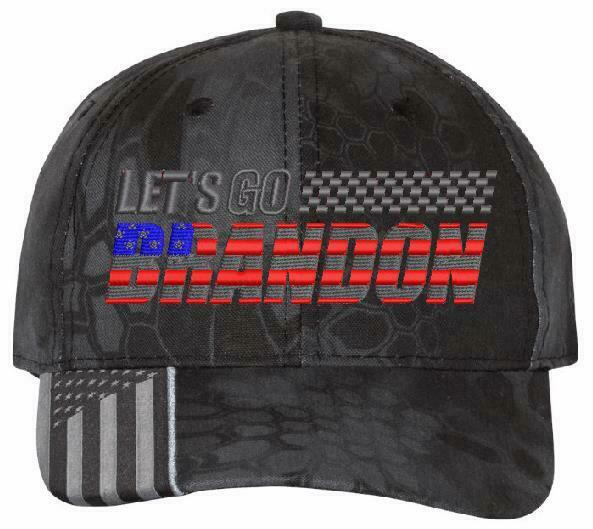 Let's Go Brandon Embroidered Adjustable USA300 Hat Racing Let's Go Brandon Hat
