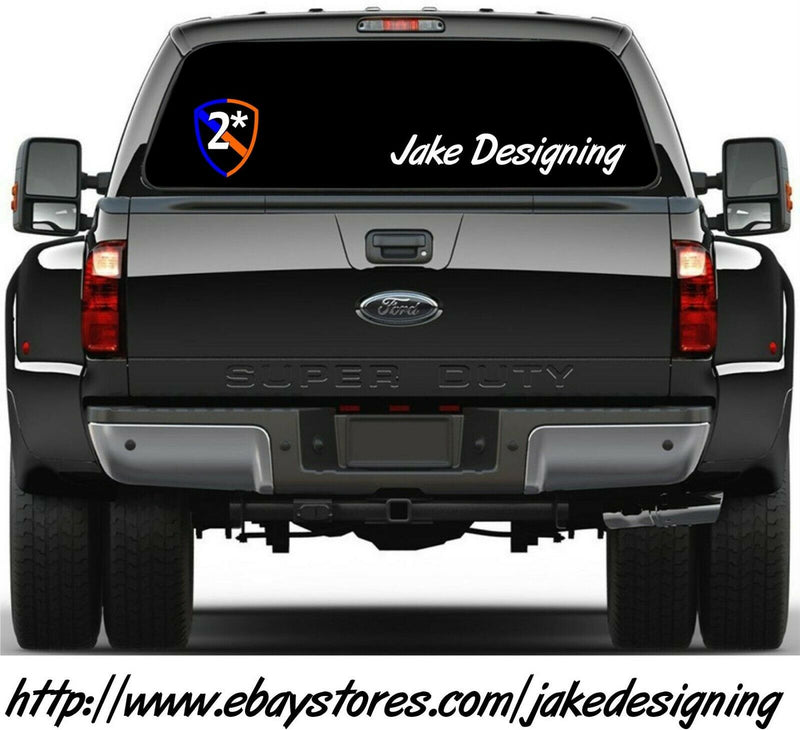 Thin Blue Line Orange Line 2 Ass to Risk (2*) window decal - Various Sizes