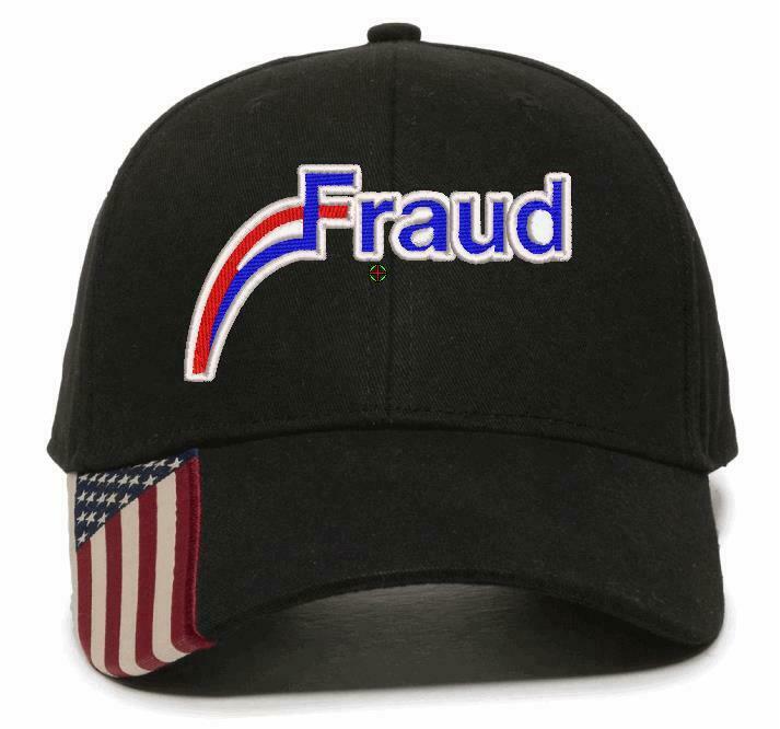 Fraud Joe Biden Rigged Election 2020 Trump Hat USA300 Outdoor Cap w/Flag Brim