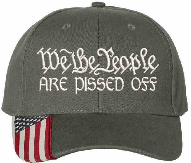 We The People ARE PISSED OFF Hat 2nd Amendment USA300 Outdoor Cap 1776 hat