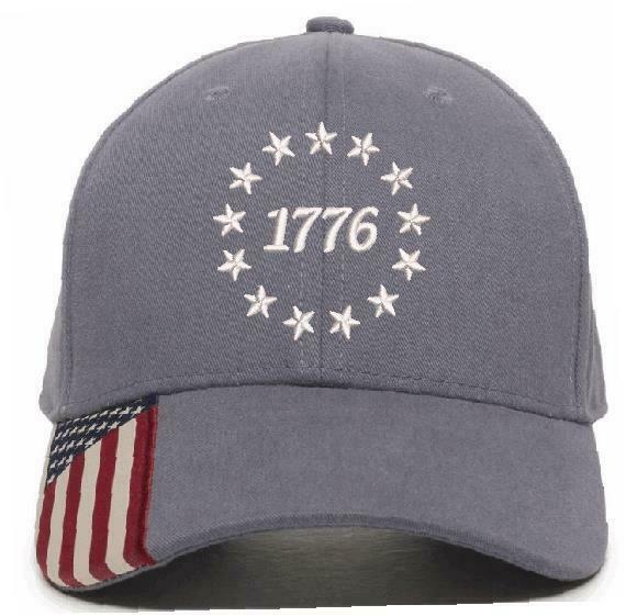 1776 Stars Embroidered USA-300 Hat - Declaration of Independence Hat - Various