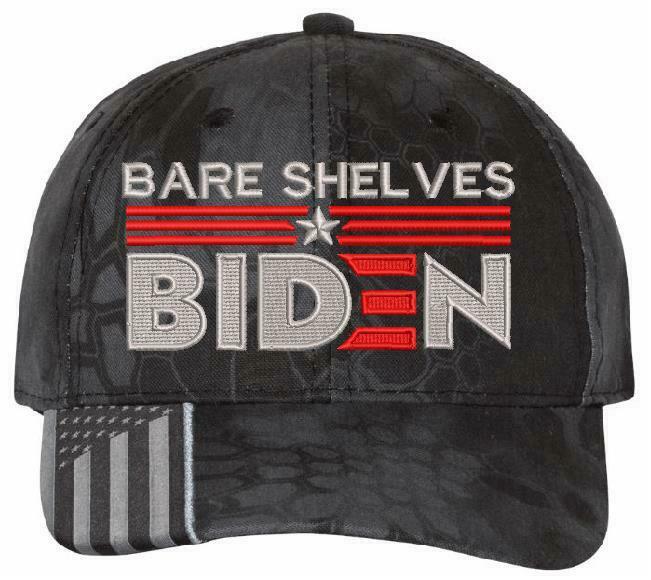 Bare Shelves Biden Hat Line/Star Design Embroidered USA300/800 Adjustable Hat