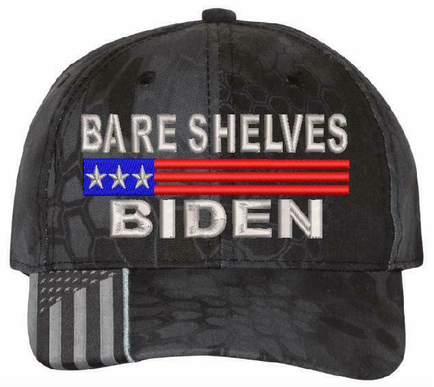 Bare Shelves Biden Stars Design Embroidered USA300/800 Adjustable Hat Anti Biden