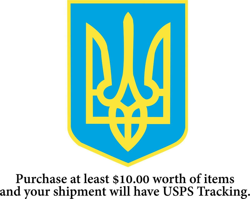 Ukrainian Coat of Arms Of Ukraine Sticker Decal Various Sizes Stand with Ukraine