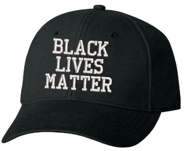 Black Lives Matter Embroidered Hat - AH-30 Adjustable or USA-300 Flag Hat