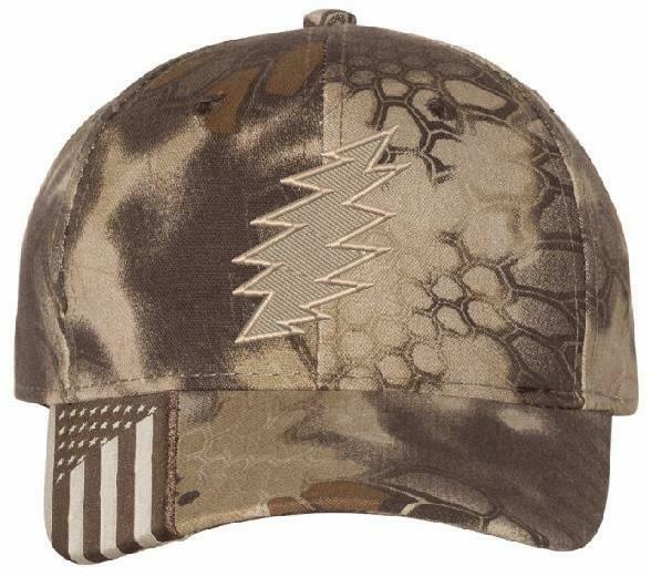 Grateful Dead SYF 'Bolt" Embroidered Kryptek Typhoon/Highlander Embroidered Hat