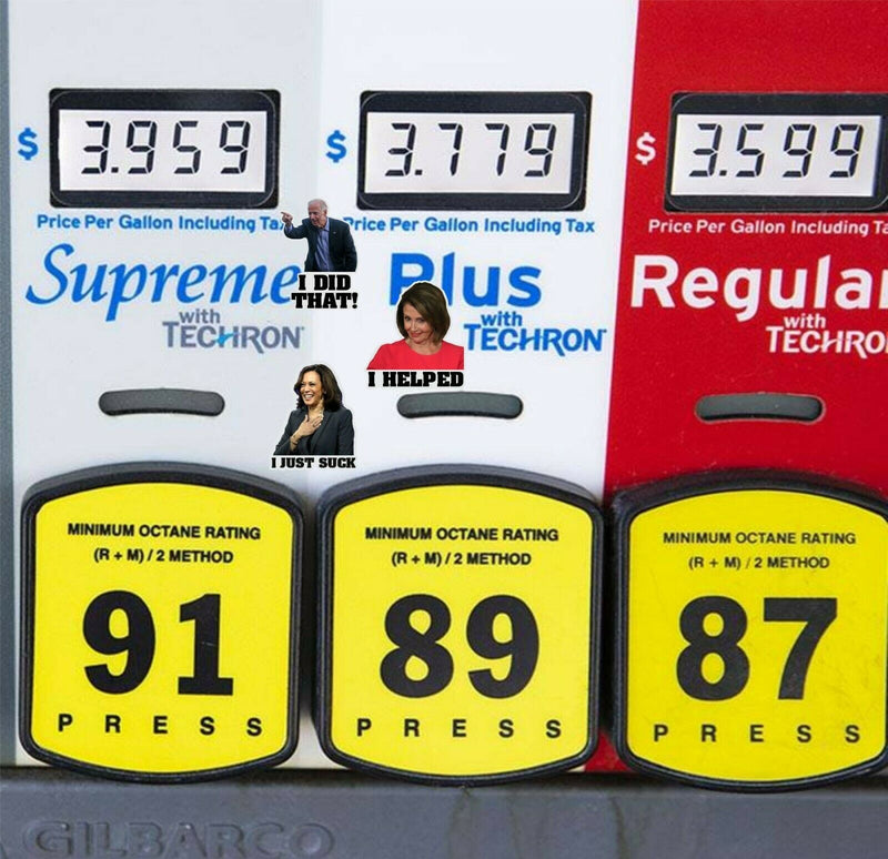 Joe Biden I DID THAT 3 PACK Sticker Funny Humor Sticker Decal Gas Pump Oil Price