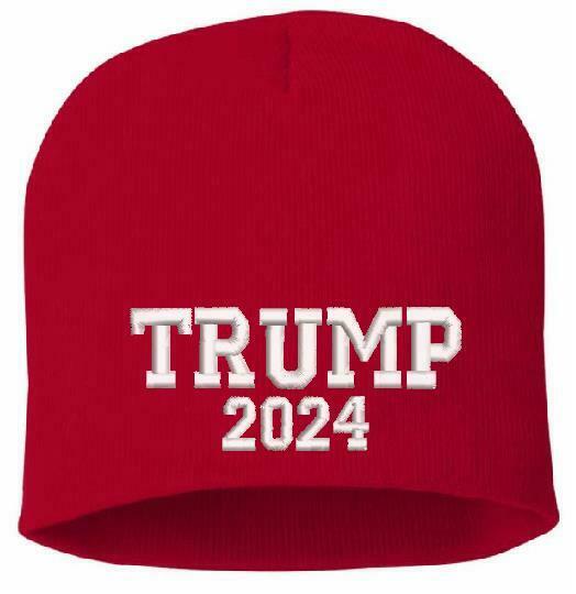 Trump 2024 Winter Hat - Embroidered Cuff or Beanie Choice SP12 or SP08 Trump Hat