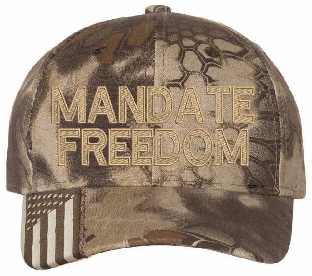 MANDATE FREEDOM HAT - Embroidered USA300 Adjustable Hat - Various Colors
