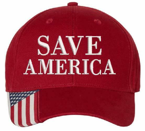 SAVE AMERICA HAT - Trump 2024 Embroidered Make America Great Hat - Trump 2024