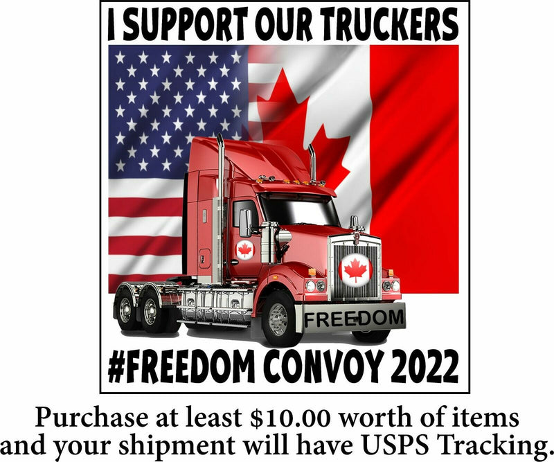 Freedom Convoy 2022 Decal - Support our Truckers Fringe Minority Decal or Magnet