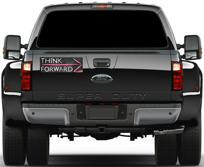 Think Forward positivity uplifting Christ bumper sticker or Magnet Various Sizes
