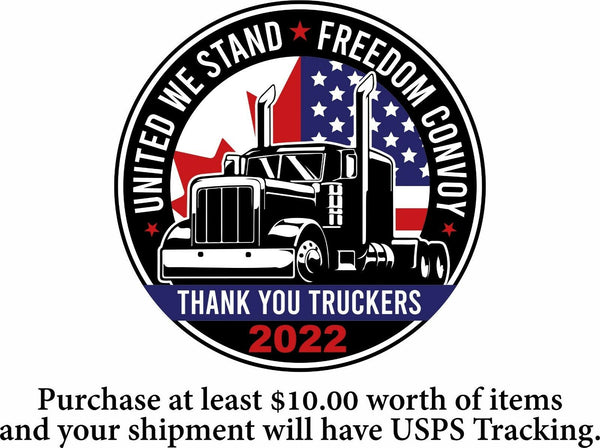 Freedom Convoy Decal Sticker UNITED WE STAND - Various Sizes Fringe Minority