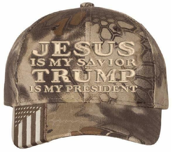 Jesus is my savior Trump is my President Kryptek Tyhphoon or Highlander Hat