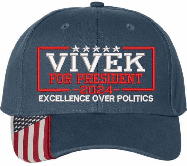 Vivik for President 2024 Embroidered Adjustable Hat - Various Colors VIVIK 2024