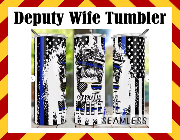 Police Deputy Wife Tumbler