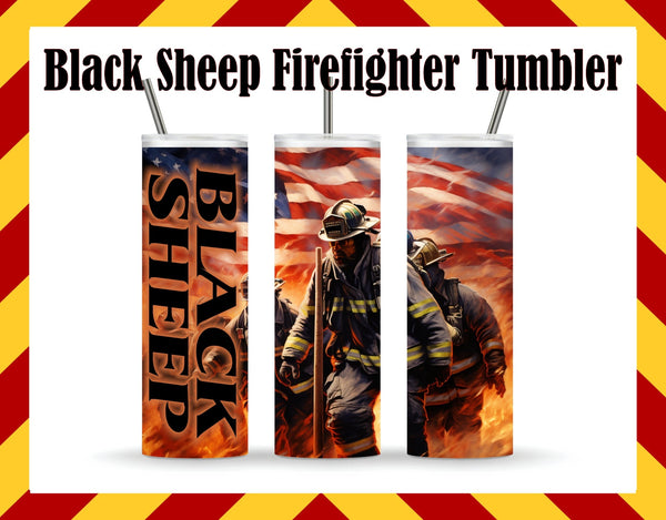 Black Sheep Firefighter Sublimated Tumbler