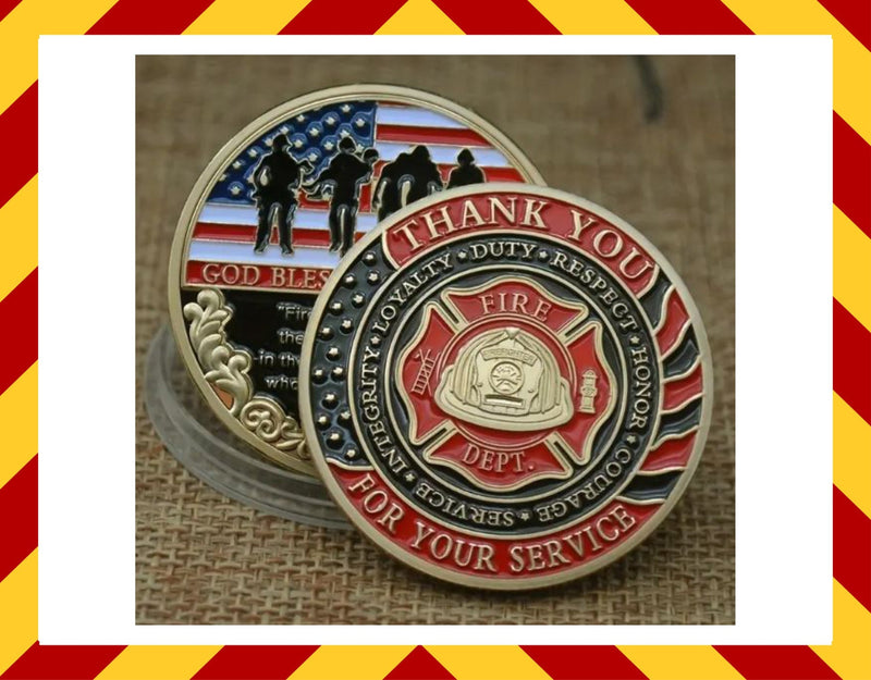 Thank you for your service Challenge Coin (IN STOCK)